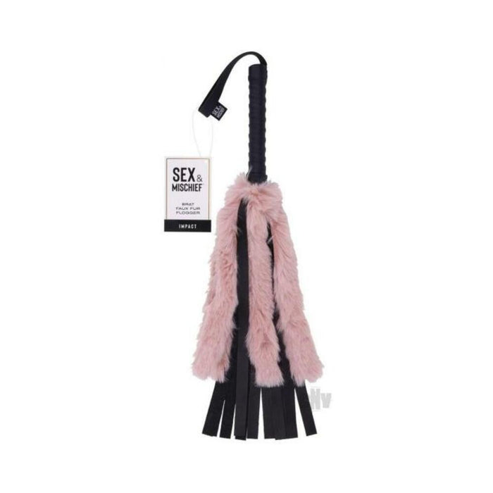 Sportsheets Sex & Mischief Brat Faux Fur Flogger