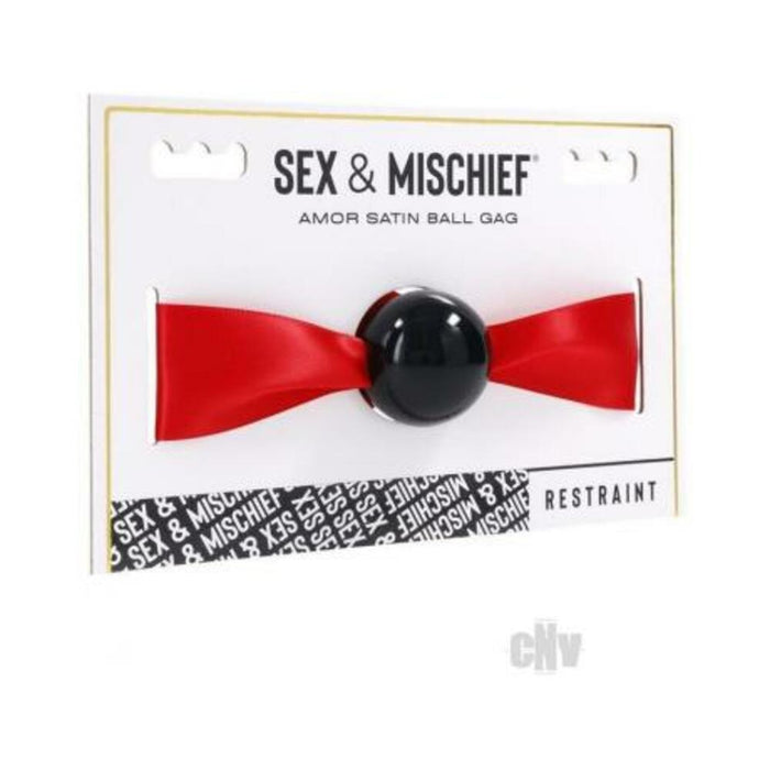 Sportsheets Sex & Mischief Amor Satin Ball Gag