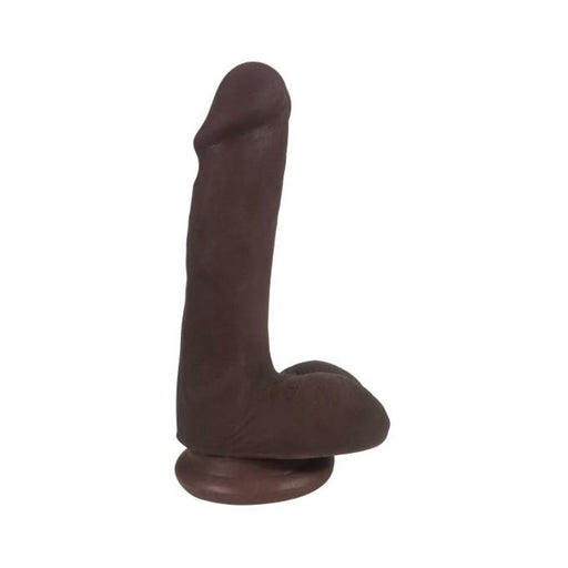 Easy Riders 6" Slim Bioskin Dildo & Balls Chocolate | SexToy.com