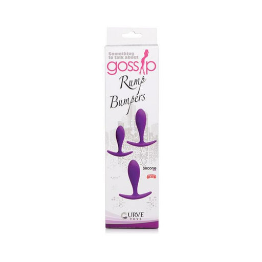 Gossip Rump Bumpers Silicone Set Of 3 - Violet | SexToy.com