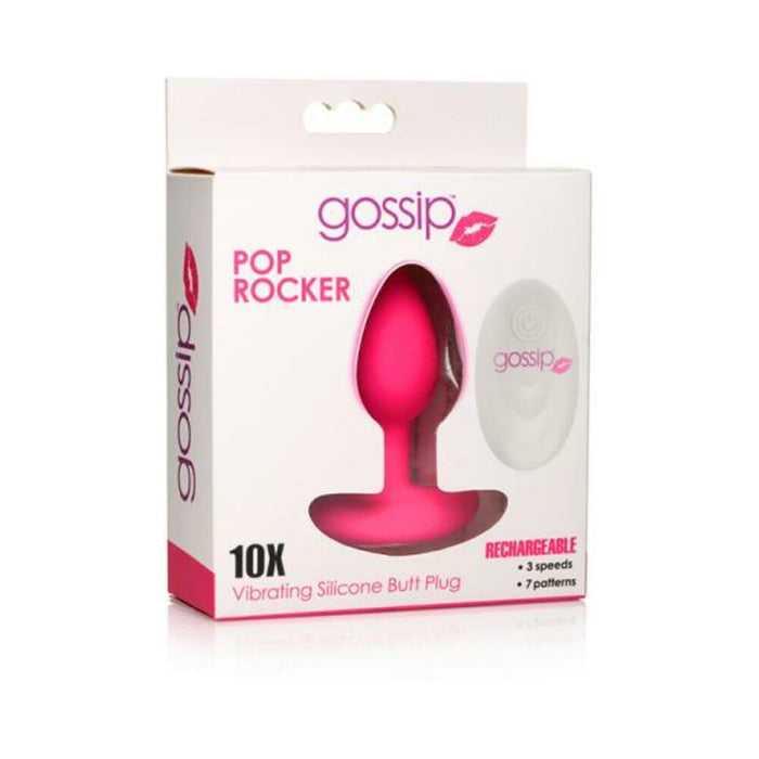 Gossip Pop Rocker 10-function Rechargeable Butt Plug Magenta