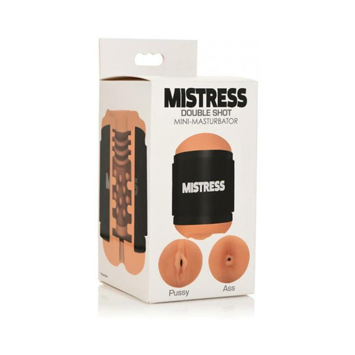 Curve Novelties Mistress Mini Double Stroker Pussy & Ass - Medium