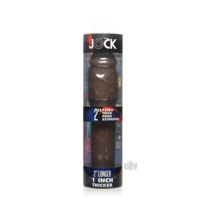 Jock Extra Thick Penis Extension Sleeve 2in Dark