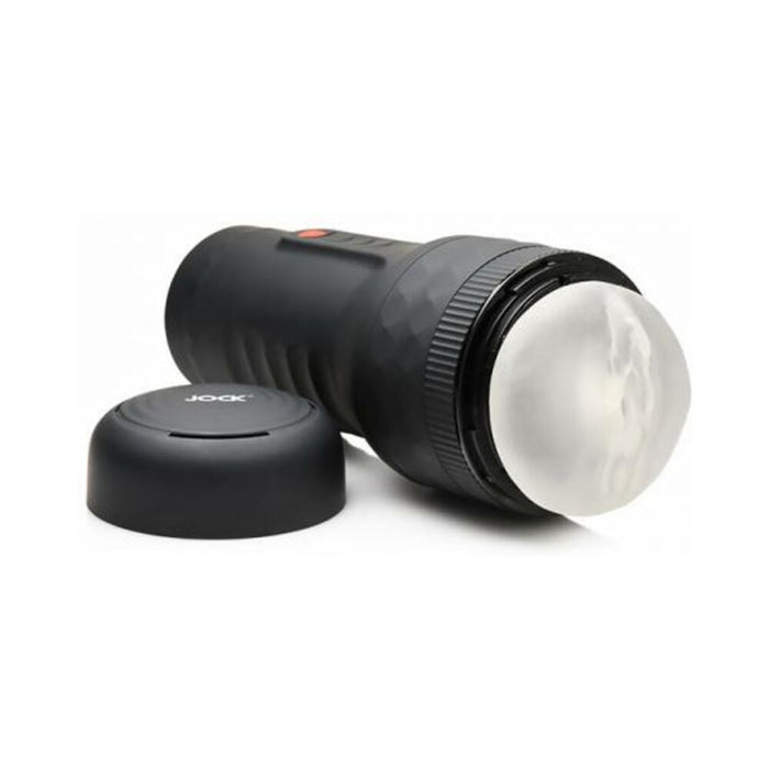 Jock Tightening & Vibrating Masturbator Clear