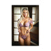 Tease Jacqueline Embroidered Floral Cold Shoulder Bralette And Caged Panty L/xl Lilac | SexToy.com