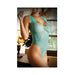 Vixen Just Because Strappy Stretch Lace Teddy L/xl Aqua | SexToy.com