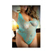 Vixen Just Because Strappy Stretch Lace Teddy Qs Aqua | SexToy.com