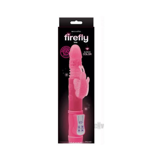 Firefly Lola Thrusting Rabbit Vibrator - Pink | SexToy.com