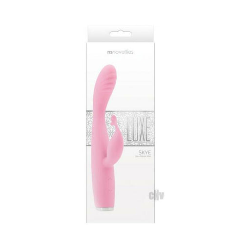 Luxe Skye Rechargeable Dual Stimulator - Pink | SexToy.com