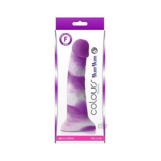 Colours Pleasures Yum Yum 6" Dildo - Purple | SexToy.com