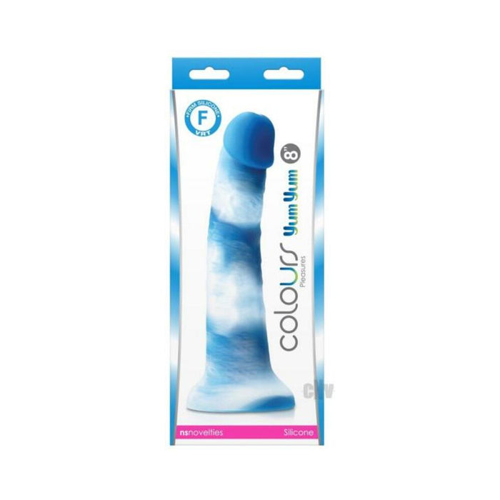 Colours Pleasures Yum Yum 8" Dildo - Blue | SexToy.com