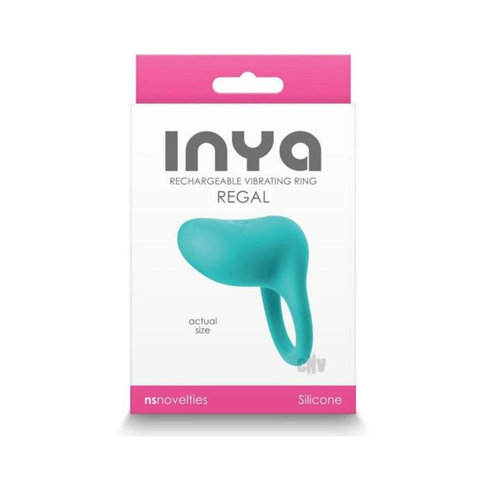 Inya Regal Vibrating Ring Teal | SexToy.com