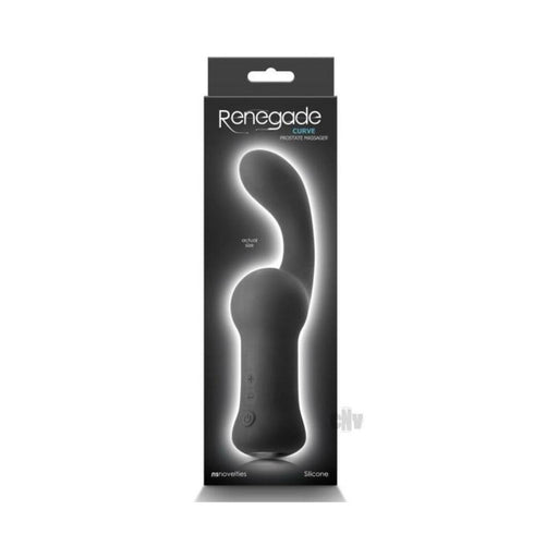 Renegade Curve Vibrating Prostate Massager Black | SexToy.com