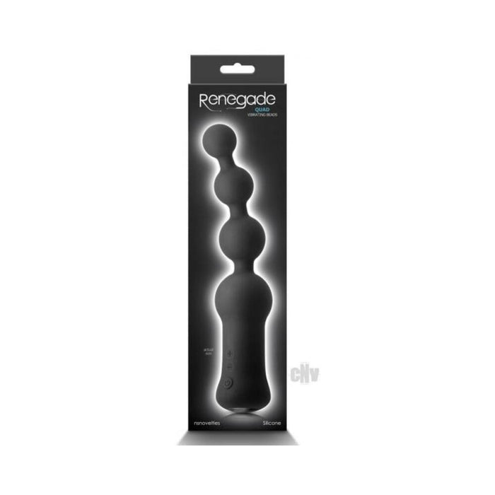 Renegade Quad Vibrating Anal Beads Black | SexToy.com