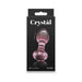 Crystal Gem Glass Anal Plug Pink | SexToy.com