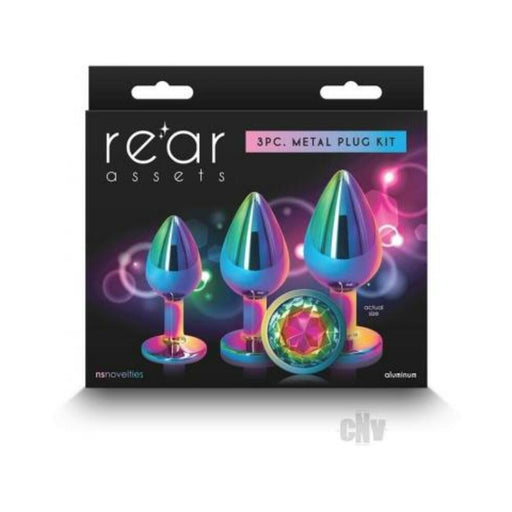 Rear Assets 3-piece Trainer Kit Multicolor Rainbow | SexToy.com