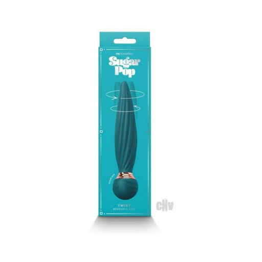 Sugar Pop Twist Gyrating Vibrator Teal | SexToy.com
