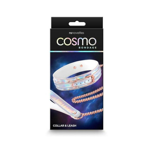 Cosmo Bondage Collar/leash Rainbow | SexToy.com