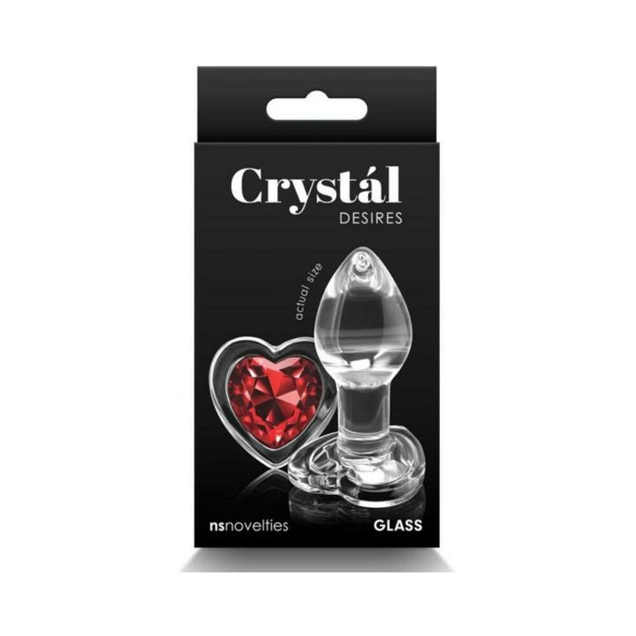 Crystal Desires Red Heart Small