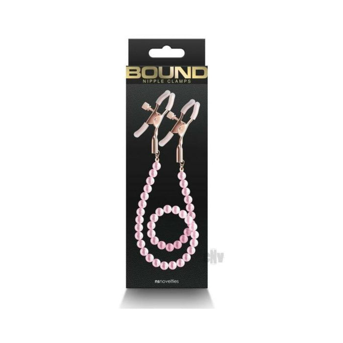 Bound Nipple Clamps Dc1 Pink