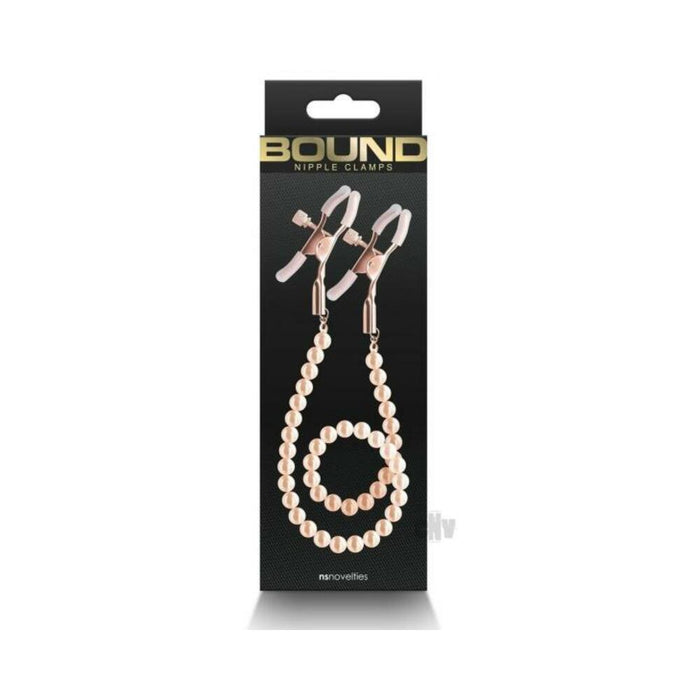 Bound Nipple Clamps Dc1 Rose Gold