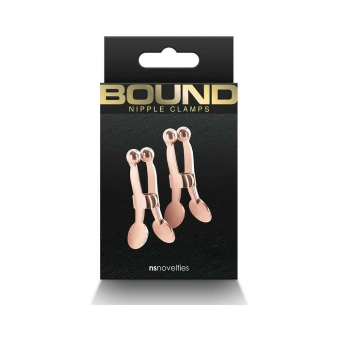 Bound Nipple Clamps C1 Rose Gold