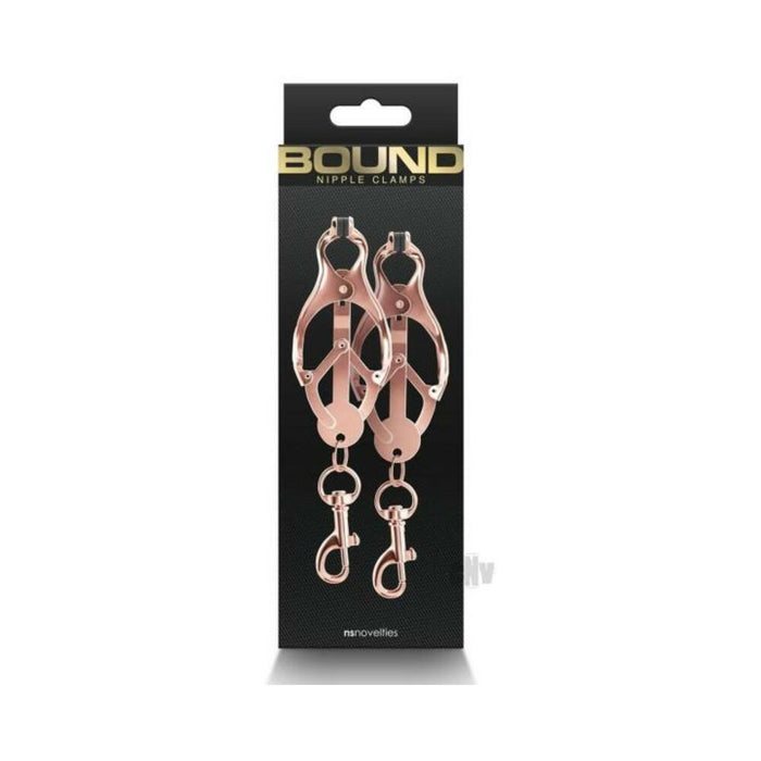 Bound Nipple Clamps C3 Rose Gold