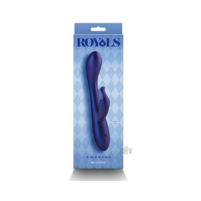 Royals Empress Rabbit Vibrator Metallic Blue