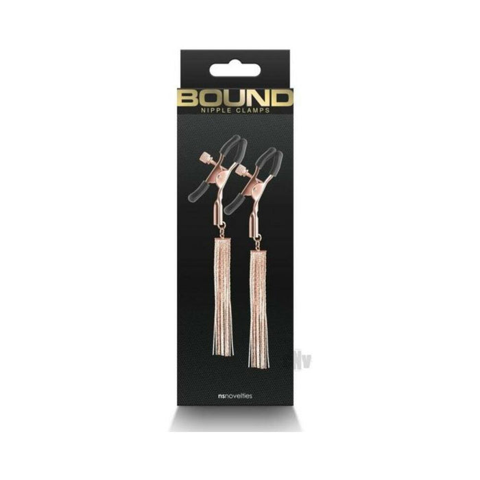 Bound Nipple Clamps D2 Rose Gold