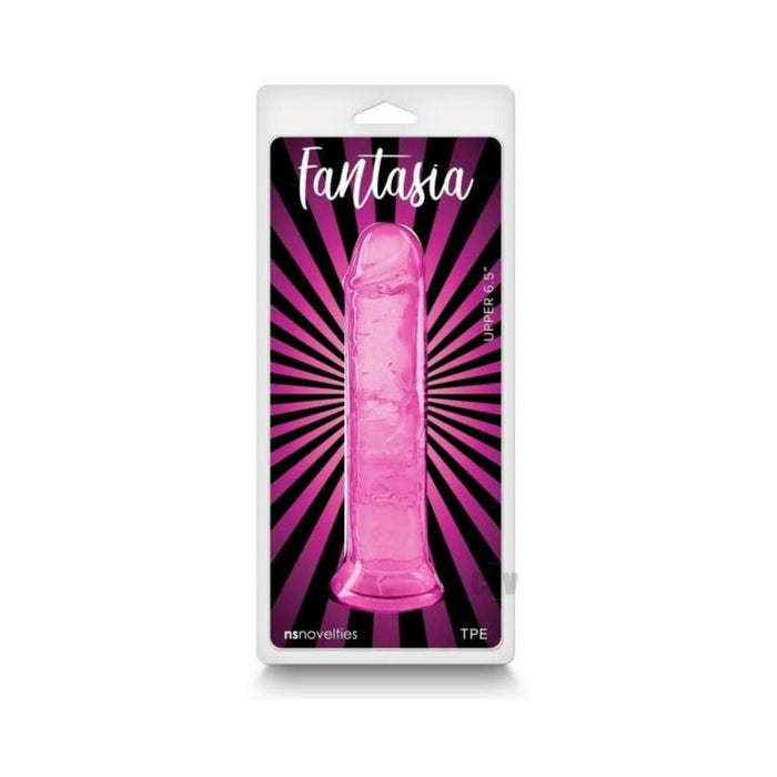 Fantasia Upper 6.5 In. Jelly Dildo Pink