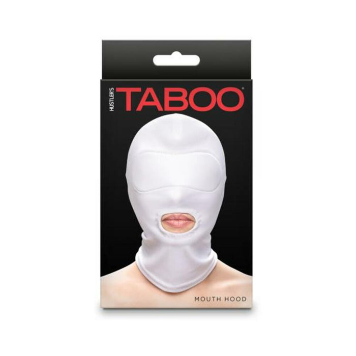 Hustler Taboo Mouth Hood White