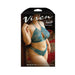 Vixen Teal Me No Lies Criss-cross Lace Halter Bralette & Matching Panty Teal Queen | SexToy.com