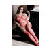 Sheer Mesmerized Gartered Bodystocking Sunset Coral Queen | SexToy.com