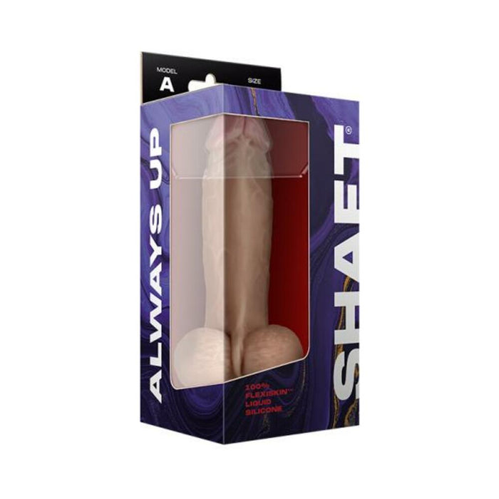 Shaft Model A Liquid Silicone Dong With Balls 8.5 In. Pine | SexToy.com