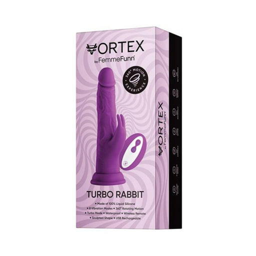 FemmeFunn Vortex Turbo Rabbit 2.0 Purple | SexToy.com