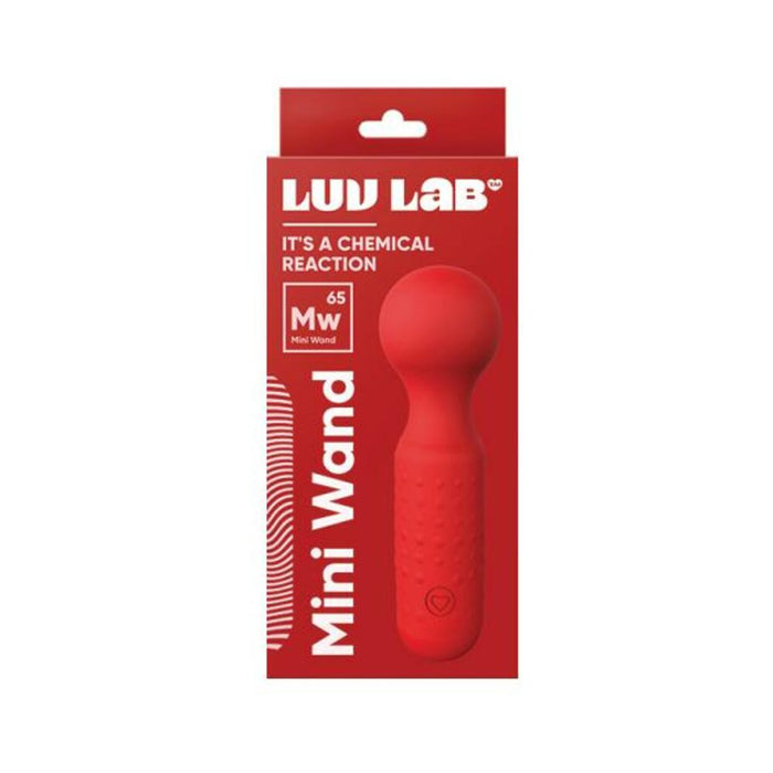 Love Lab Mw65 Mini Wand Silicone Red | SexToy.com