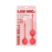 Luv Inc KG88 Kegel Balls Set Coral | SexToy.com