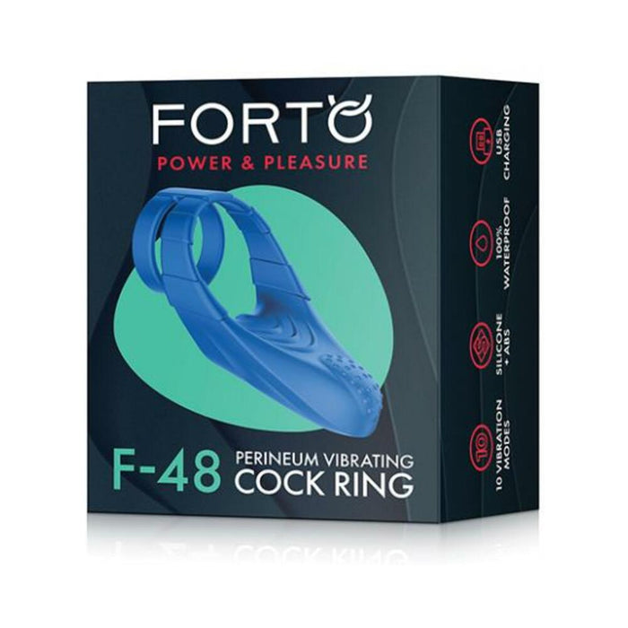 Forto F-48 Perineum Double C-ring - Blue