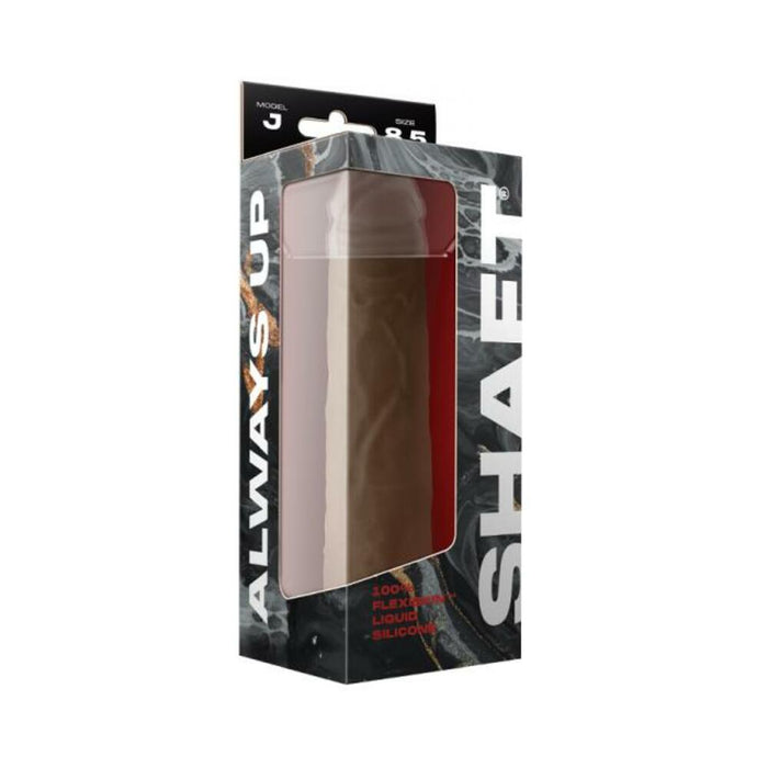 Shaft Model J Liquid Silicone Dong 8.5 In. Oak