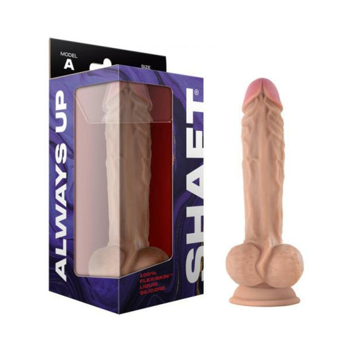 Shaft Model A Liquid Silicone 10.5 In. Dildo With Balls Pine
