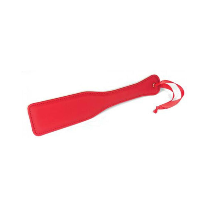 Spartacus Pu Paddle W/reverse Plush - Red