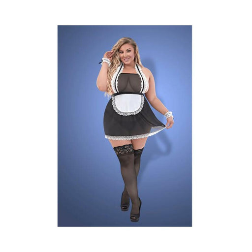 Magic Silk Dress Up Dirty Duster Black Queen Size | SexToy.com
