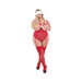 Ms Love & Bondage Teddy & 2-piece Set Red Queen | SexToy.com