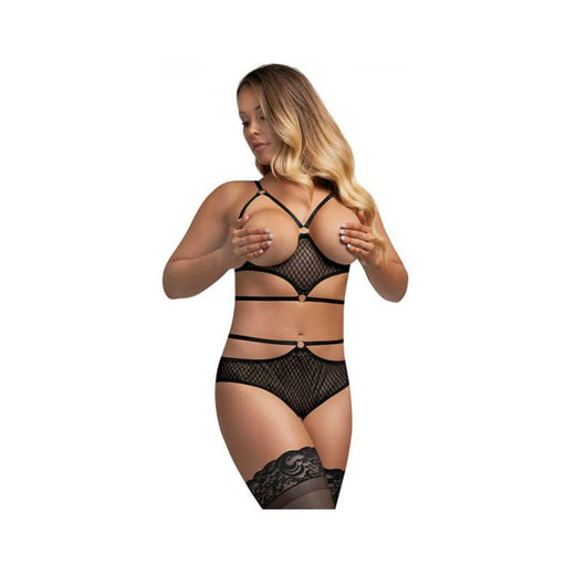 Ms Diamond Girl Bra & Panty Set Black Queen | SexToy.com