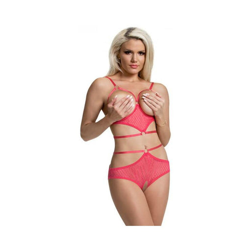 Ms Diamond Girl Bra & Panty Set Watermelon L/xl | SexToy.com