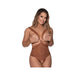 Magic Silk Caramel Kiss Teddy W Open Back Carmel L/x | SexToy.com