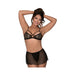 Magic Silk Girl Next Door Bralette W Skirt Black S/m | SexToy.com