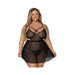 Magic Silk Girl Next Door Babydoll & Panty Black Queen Size | SexToy.com