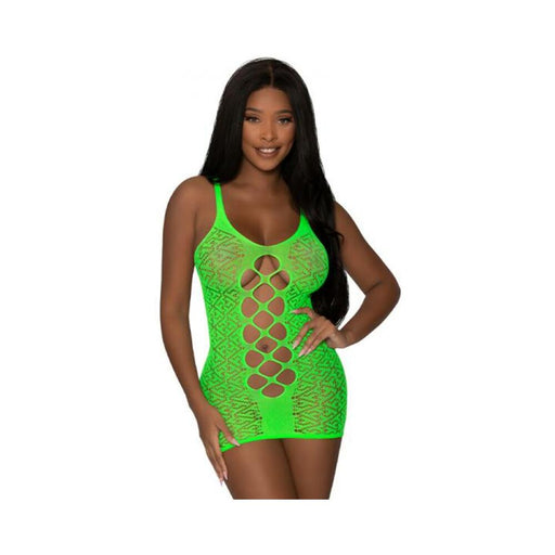 Magic Silk Seamless Dress Lime Os | SexToy.com