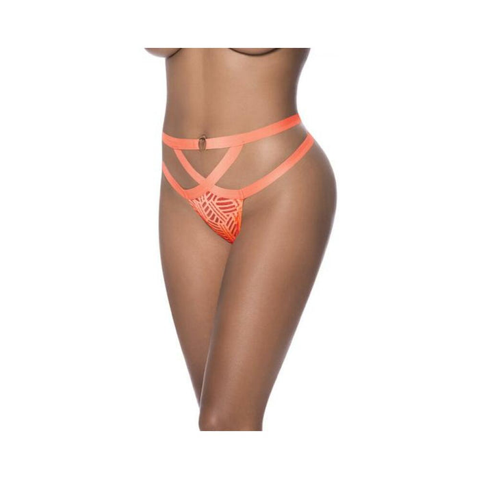Magic Silk Rude Awakening Cheeky Panty Neon Orange S/m